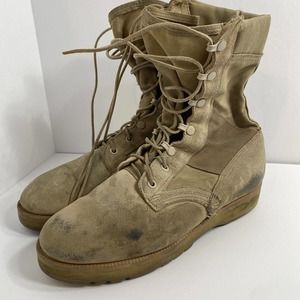 McRAE FOOTWEAR TAN DESERT COMBAT BOOTS ARMY SIZE 7 W 257 95 See Pics For Cond.